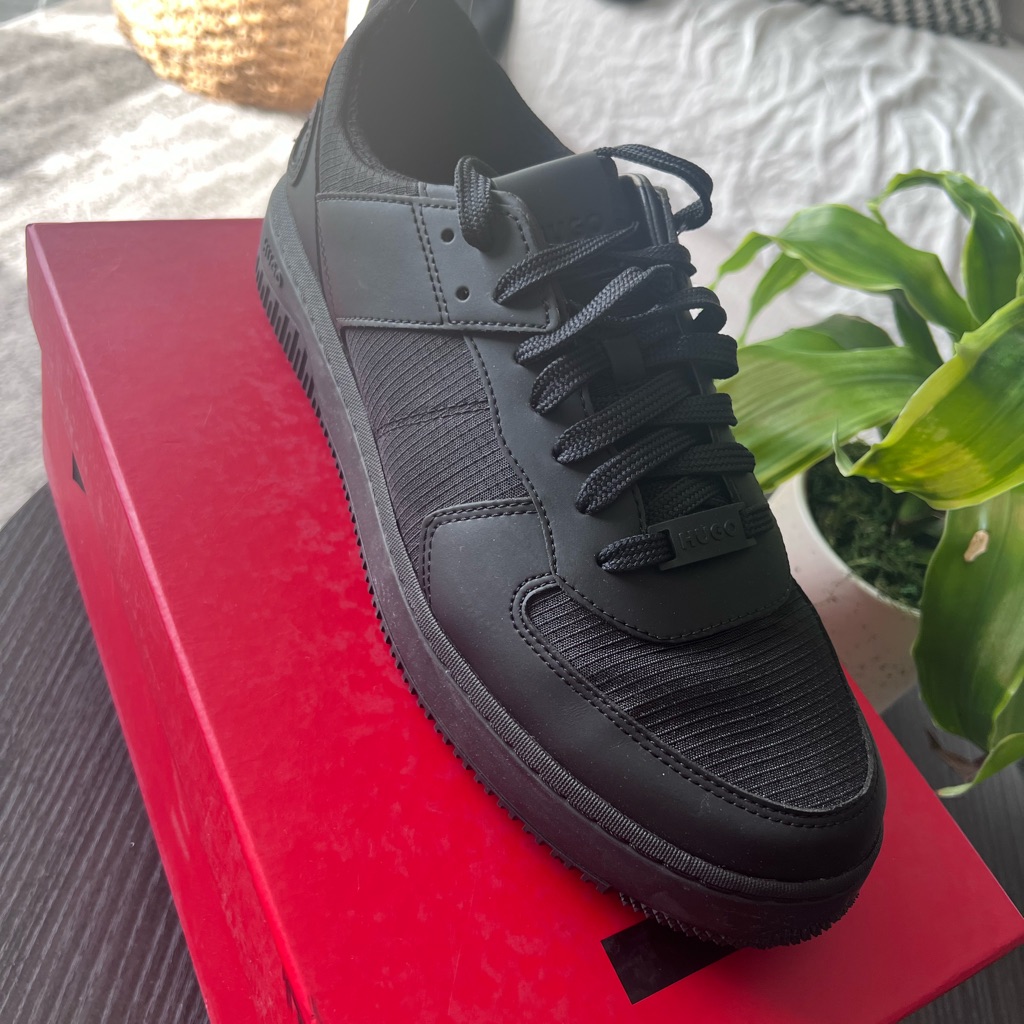Brand New W Box Hugo Boss Leather Sneakers